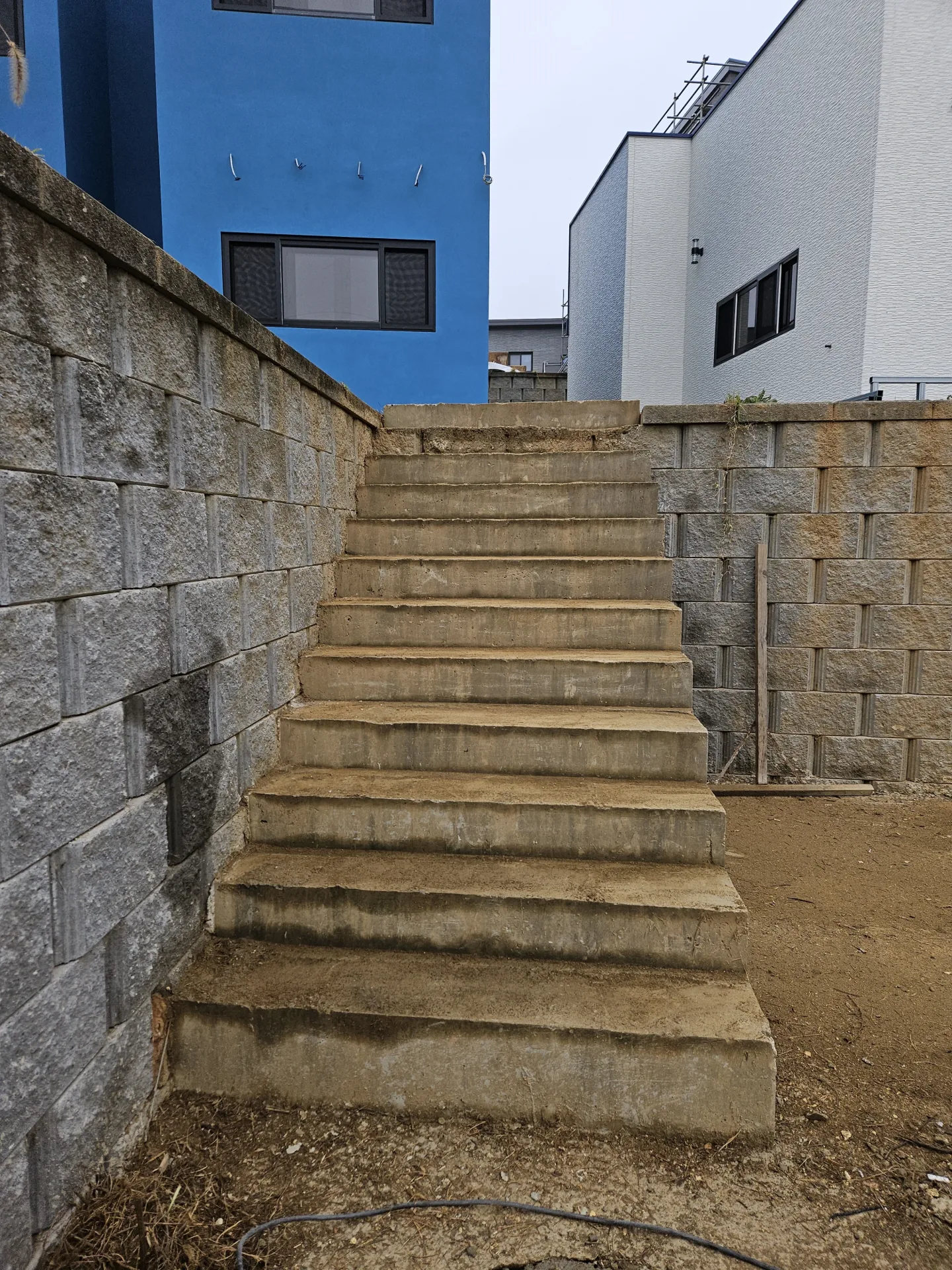 양평 전원주택 대리석 계단 시공 전 현황