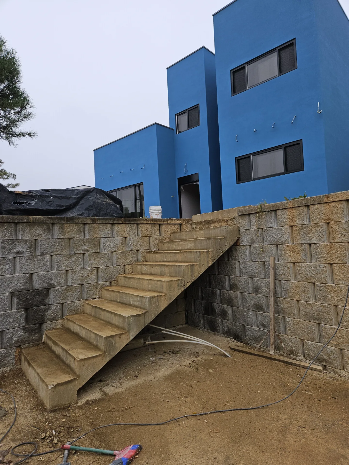 가평 전역 대리석 계단 신규 시공 관련 시공 참고 사진